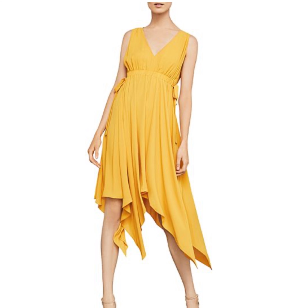 Brand Nwt 50 Off Bcbg Handkerchief Midi Dress